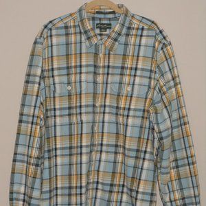 Eddie Bauer  Plaid  Shirt Size 3XL Classic Fit